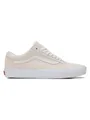 Vans Leder-Sneakers "Old Skool" in Creme, Größe 37, Beige, Herren