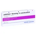 Jodetten Henning 1x wöchentlich Tabletten Inhalt: 28 St