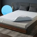 Arensberger Matratzen Topper LUXURY, 180x200cm, Gelschaum und Memory Gel Foam Matratzentopper, waschbarer Bezug, geeignet für Federkern & Matratzen, Matratzenauflage Höhe 10cm