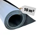 Selbstklebende EPDM Dachbahn EasyStick 10m² Dachfolie gewebeverstärkt, Witterungsbeständig, KSK, Gartenhaus & Carport (100cm Breite x 10m Länge)