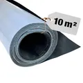 HSS EPDM Dachfolie Selbstklebend – 10m² KSK Dachbahn für Gartenhaus & Carport – UV Beständig & Wasserdicht – 1,3 mm Stark – 1 x 10 m – Schwarz