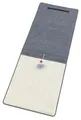 Maximex Kratzmatte, spielerisches Wetzen der Katzenkrallen, Kratzunterlage für Couchlehne, mit Spielbällen, Glocke, 3 Staufächer & Klettstreifen, 128x45 cm