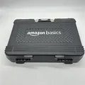 Amazon Basics - Werkzeug-Set für den Haushalt, 65 Teile, Schwarz,grau
