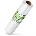 V1 Trade Stretchfolie Transparent Strechfolienrolle - Wickelfolie - Handstretchfolie 350 m/50 cm Verpackungsmaterial - Verpackungsfolie auf Rolle - Folie Für Möbel - Folien Für Umzug - Umzugsfolie