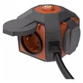 REV PowerGlobe Steckdosenwürfel 4xSchutzkontakt 1,4m (4x, 1.40 m) (0015490412)