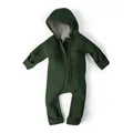Ehrenkind® WALKOVERALL | Baby Wollwalk-Overalls aus Natur Schurwolle mit Reißverschluss | Walk Wolle Woll-Anzug für Kleinkind und Baby | Waldgrün Gr. 98/104