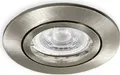 C-Light LED Einbaustrahler GU10 230V für 68 mm Lochbohrung alu gebürstet 5,5W warmweiß
