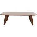Miliboo Couchtisch, Walnuss, Holz, 68x37x120 cm, Wohnzimmer, Wohnzimmertische, Couchtische