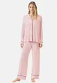 Mey Pyjama Pure Chic (Set, 2 tlg) Schlafanzug - Atmungsaktiv - Set aus langem Oberteil und langer Hose