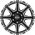 Dotz Kalahari black matt 8x17 ET30 - LK6/139.7 ML93.1 Alufelge schwarz