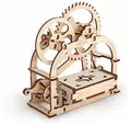 UGEARS 3D-Puzzle 3D-Puzzle Mechanische Box 61 Teile, Puzzleteile