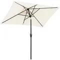 Sekey Sonnenschirm 39921007, rechteckig, 210 x 140cm, creme, neigbar
