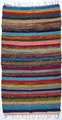 GURU SHOP Derber Upcycling Flickenteppich, Patchworkteppich 180x95 cm - Mix-bunt