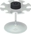 WEDO Stempel Stempelträger rund für 8 Stempel lichtgrau