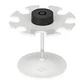 Wedo Stempelträger für 8 Stempel lichtgrau Stempelablage rund 64837