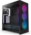NZXT H5 Flow RGB - Compact ATX Mid-Tower PC Gaming Gehäuse - High Airflow - F360