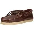 Clarks Originals Schnürschuhe Godney Boat mit flexibler Laufsohle 5220 British Tan Lea 40 - Braun - 40