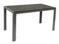Gartentisch Sorano 70x125cm rechteckig, Gestell Aluminium Silbergrau, Tischpl...