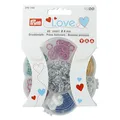 Prym love Jersey Druckknöpfe 8 mm 60 Stück gelb pink blau weiß grün rot 390740