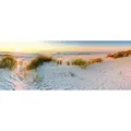 EUROART Wandbild 80 x 30 cm Dunes Holz Beige