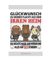 Glückwunsch zu deiner Flucht aus dem Irren Heim | Notizbuch: Abschiedsgeschenk