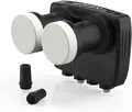 DUR-line 6° Monoblock Twin LNB - Astra 19,2°E + Hotbird 13°E - 2 Teilnehmer
