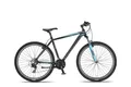 Umit Hardtail Mountainbike Mirage Oversized MTB 29 Zoll 50 cm Unisex 21G Felgenbremse Schwarz/Türkis