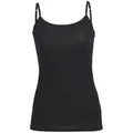 Icebreaker Damen Siren Cami Unterhemd - XS - Black