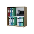 Regal  Lona , holzfarben , Maße (cm): B: 70 H: 74 T: 37.0