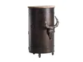 Stehtisch Yorkshire Tonne Design Bartisch Unikat Tresen Theke mit Flachenregal