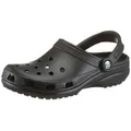 Crocs Classic Clog Sommerschuh, Gartenschuh, Poolslides, mit typischem Logo schwarz 48 EU