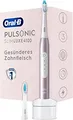 Oral-B Pulsonic Slim Luxe 4100 - Erwachsener - Ultraschall-Zahnbürste - Tägliche Pflege - Sensibel - für weiße Zähne - 62000 Bewegungen pro Minute - Roségold - 2 min (305569)