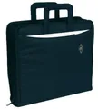 Wedo 58 601 Ordnertasche - Polyester, A4-Ordner bis 75mm Rückenbreite, schwarz