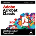 Adobe Adobe Acrobat Classic 3Y Download Code für Büros. Computer-Kabel, Einfacher Download, 3 Jahre Lizenz, Ideal für Büroanwendungen blau
