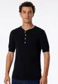 Schiesser Freizeit Tshirt Revival Karl-Heinz Kurzarm schwarz Herren, Größe: 7