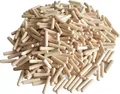 Holzdübel Riffeldübel 10x80mm – Buche – 1kg (ca. 210 Stück)