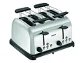 Bartscher Toaster 4 Scheiben Toaster TBRB40, Edelstahl gebürstet, 100374