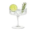 DAL CERO Martiniglas Cocktailglas 200 ml –Elegantes geripptes Glas für Cocktails & Desserts, 1-tlg.