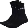 adidas Linear Crew Socks Cushioned Socks 3 Pair Pack black-white (095A) M