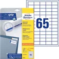Avery Zweckform® 6121 6121 Universal-Etiketten, 38 x 21,2 mm, 30 Bogen/1.950 Eti