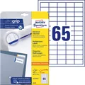 AVERY Zweckform 6121, 31x21,2mm A4 Universal Etiketten 1950 Klebeetiketten 30 Bl