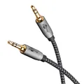 Goobay 65272 Plus Series Audio Verbindungskabel AUX, 3,5 mm stereo, 0,5 m, 0.5 m