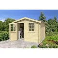 Lasita Holz-Gartenhaus Nina 175 Satteldach Unbehandelt 275 cm x 175 cm