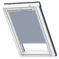 VELUX Sichtschutzrollo Uni Blau 9050, FK04, GGU,Haltekrallen,Manuell,VELUX