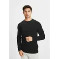 Jack & Jones Rundhalspullover EMIL KNIT schwarz XXL (58/60)