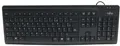 Fujitsu KB410 Slim Keyboard PS/2 Black France AZERTY #738