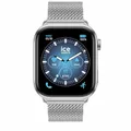 Ice-Watch - Ice smart 3.0 Silver Milanese - Silbergraue Sport verbundene Uhr für Herren mit Edelstahluhr Armband - 025803 (1.78 Zoll)