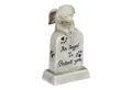 relaxdays Gartenfigur Grabschmuck für Hunde