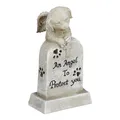 Grabschmuck hund Hundegrabstein Tiergedenkstein Hundeengeldenkmal wetterfest