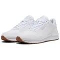 PUMA ST RUNNER V4 L Sneaker mit weichem Lederobermaterial, mit SOFTFOAM+ Einlegesohle weiß 47